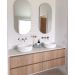 Espelho Decorativo Lapidado Oval 60x150cm