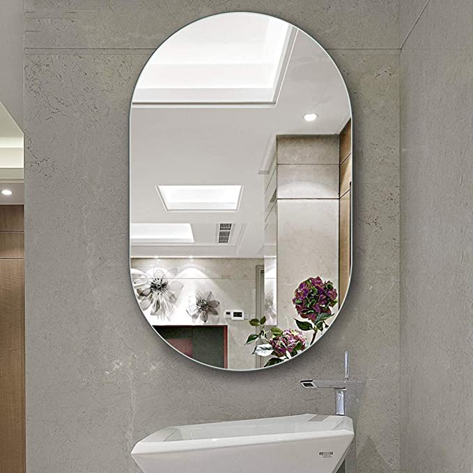 Espelho Decorativo Lapidado Oval 60x80cm