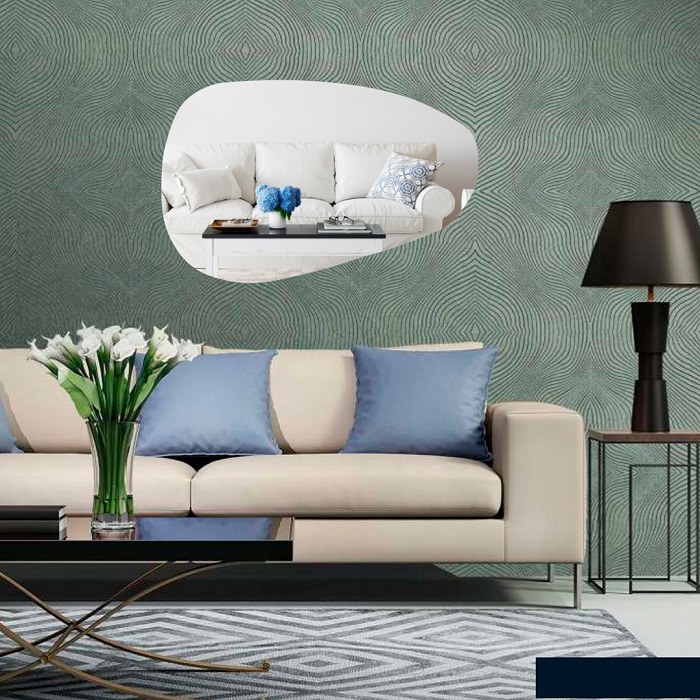 Espelho Decorativo Orgânico Lapidado 45x80cm