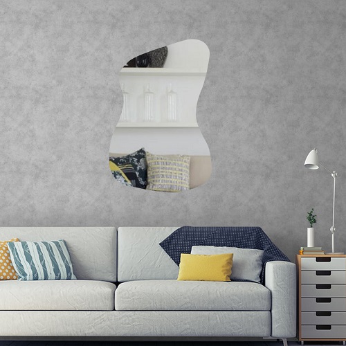 Espelho Decorativo Orgânico Silhueta Lapidado 50x70cm