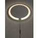 Espelho Jateado Lapidado Redondo 60cm Com Led Quente