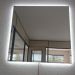 Espelho Lapidado Bisotê Iluminado com Led Frio - 80X80 cm