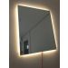Espelho Lapidado Bisotê Iluminado com Led Quente - 70X90 cm