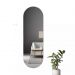 Espelho Lapidado Oval Iluminado com led quente - 60x150cm