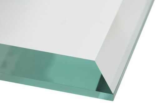 Espelho Lapidado com Bisotê Fixado com Botões - 30X60 cm