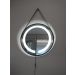 Espelho Led Frio Adnet 60 cm Marrom Alça Marrom