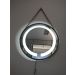 Espelho Led Frio Adnet 60 cm Preto Alça Preto