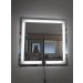 Espelho Led Frio Quadrado Iluminado Jateado - 60x60cm