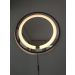 Espelho Led Quente Adnet 60 cm Moldura Marrom Sem Alça