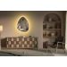 Espelho Orgânico Decorativo Iluminado com Led Quente 80X90 cm