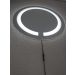 Espelho Redondo Jateado Iluminado com Led Frio Frontal 60 cm