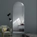 Espelho lapidado Arco Janelinha Iluminado com LED frio - 60x150cm