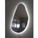 Espelho orgânico decorativo iluminado com led frio 43x76cm