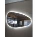 Espelho orgânico decorativo iluminado com led frio 45x80cm