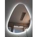 Espelho orgânico decorativo iluminado com led quente 55x77cm