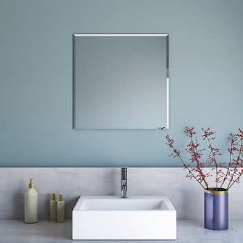 Painel de Espelho Dupla Face com Bisotê - 30X30 cm 4 Unidades