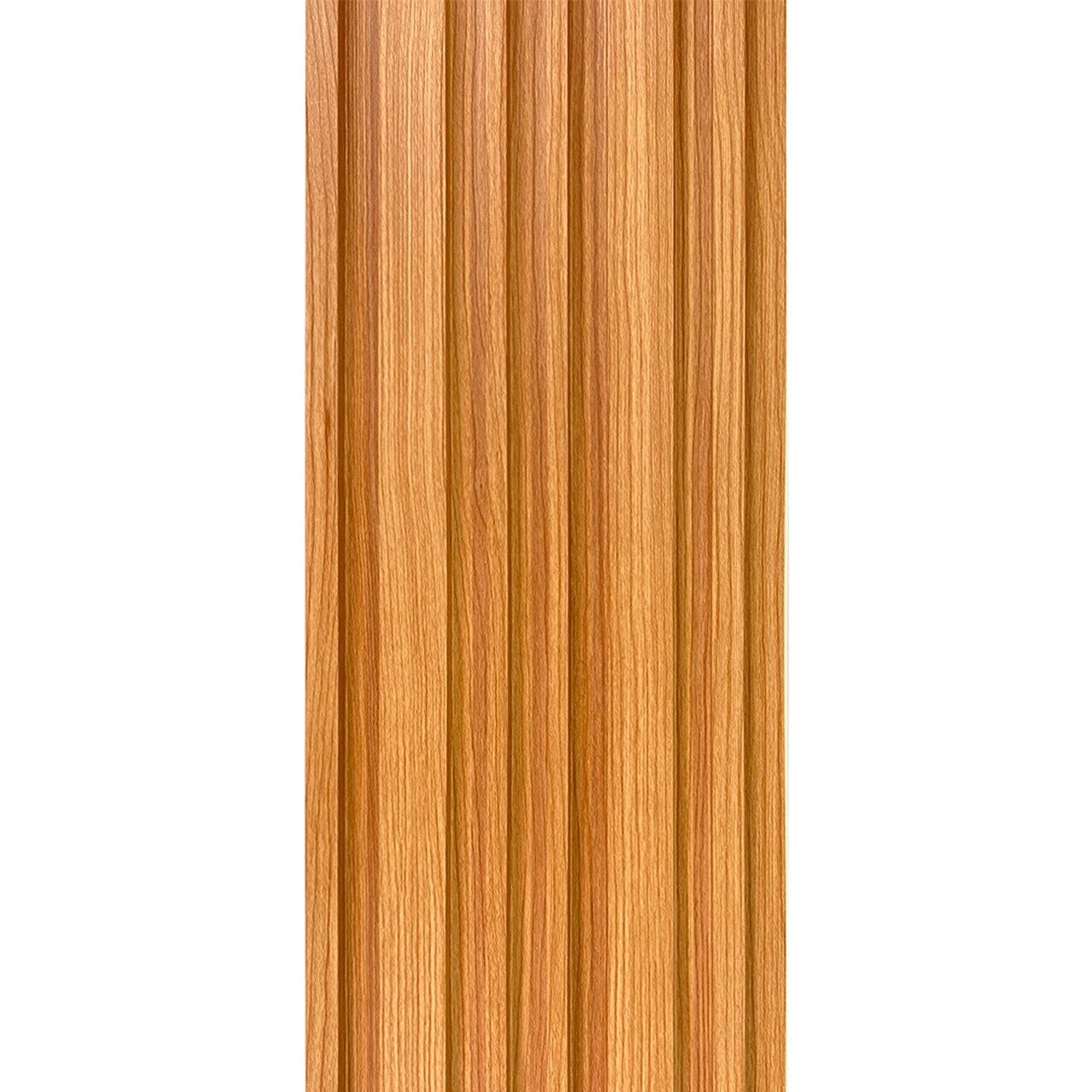 Painel Ripado Cor: Freijó de uso Interno em WPC Double 2,90m x 18cm (0,522m²)