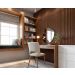 Painel Ripado Cor: Nogueira de uso Interno em WPC Soft 2,90m x 19cm (0,551m²)
