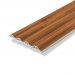 Painel Ripado Cor: Nogueira de uso Interno em WPC Soft 2,90m x 19cm (0,551m²)