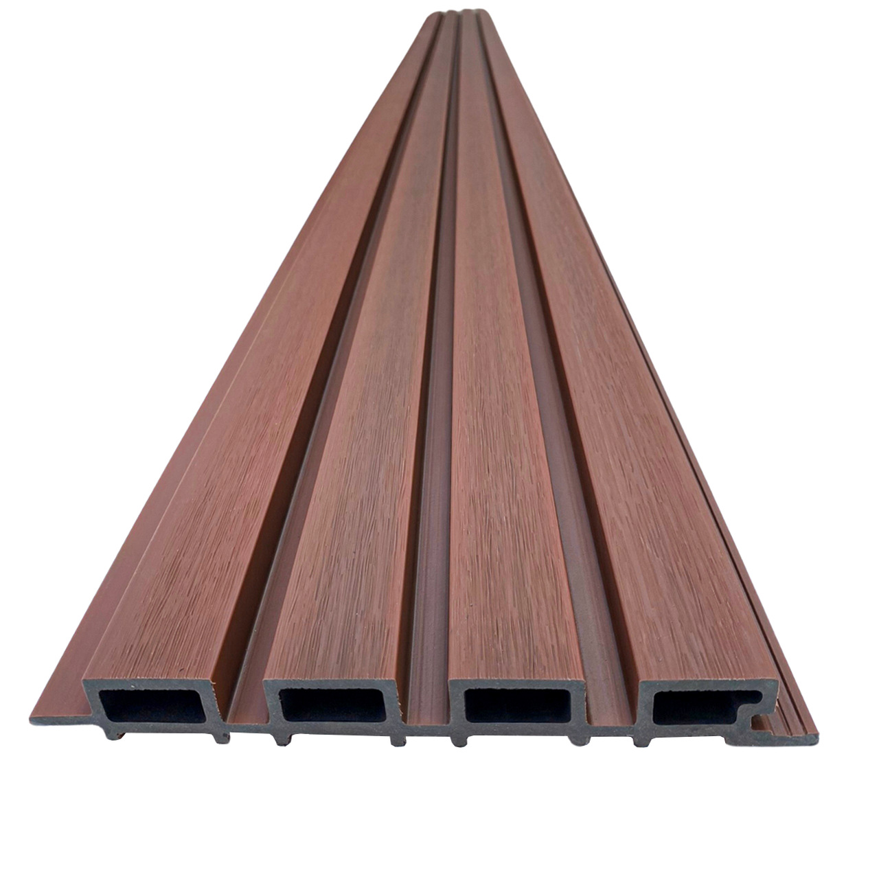 Painel Ripado WPC Externo Cor Cumaru/Bordo 2,90m x 20cm (0,58m²)