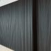 Painel Ripado WPC Externo Cor Preto 2,90m x 20cm (0,58m²)