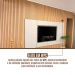 Painel Ripado WPC Interno Low Cor: Freijó 2,90m x 15cm, 0,43m²