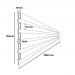 Painel Ripado WPC Interno Low Cor: Freijó 2,90m x 15cm, 0,43m²