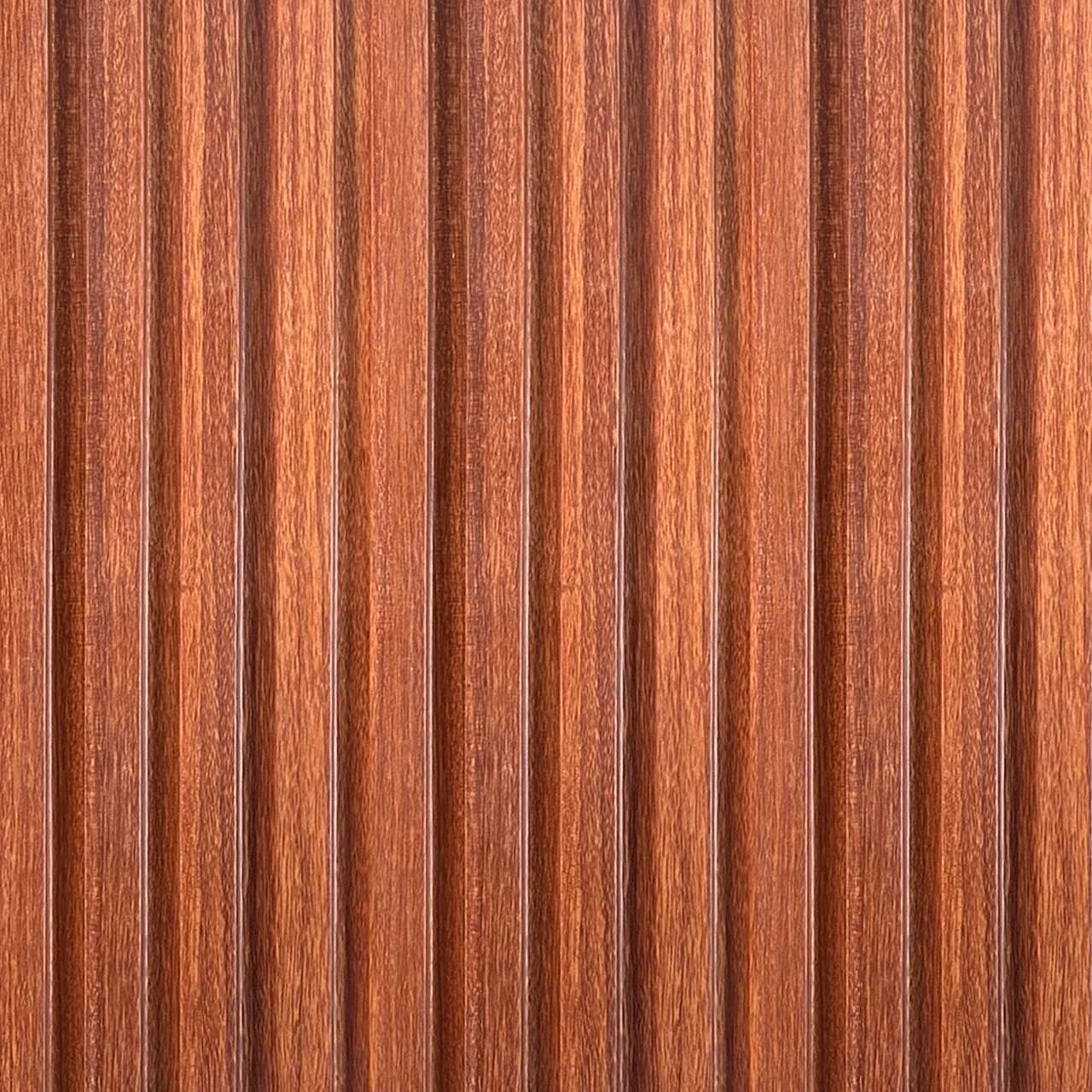 Painel Ripado WPC Interno Low Cor: Imbuia 2,90m x 15cm, 0,43m²