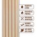Painel Ripado Wpc Interno Low Cor: Freijó Liso 2,90m x 15cm (0,43m²)