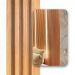 Painel Ripado Wpc Interno Wave Cor: Freijó 2,90m x 14cm (0,406m²)