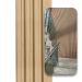 Painel Ripado Wpc Interno Wave Cor: Freijó Liso 2,90m x 14cm (0,406m²)
