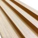 Painel Ripado Wpc Interno Wave Cor: Freijó Liso 2,90m x 14cm (0,406m²)
