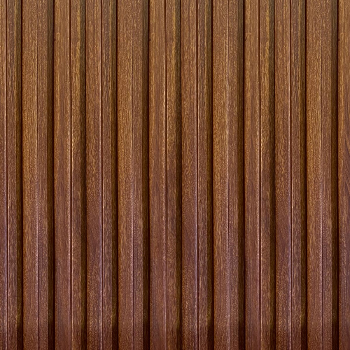 Painel Ripado Wpc Interno Wave Cor: Imbuia 2,90m x 14cm (0,406m²)