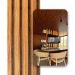 Painel Ripado Wpc Interno Wave Cor: Nogueira 2,90m x 14cm (0,406m²)