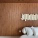 Painel Ripado Wpc Interno Wave Cor: Nogueira 2,90m x 14cm (0,406m²)