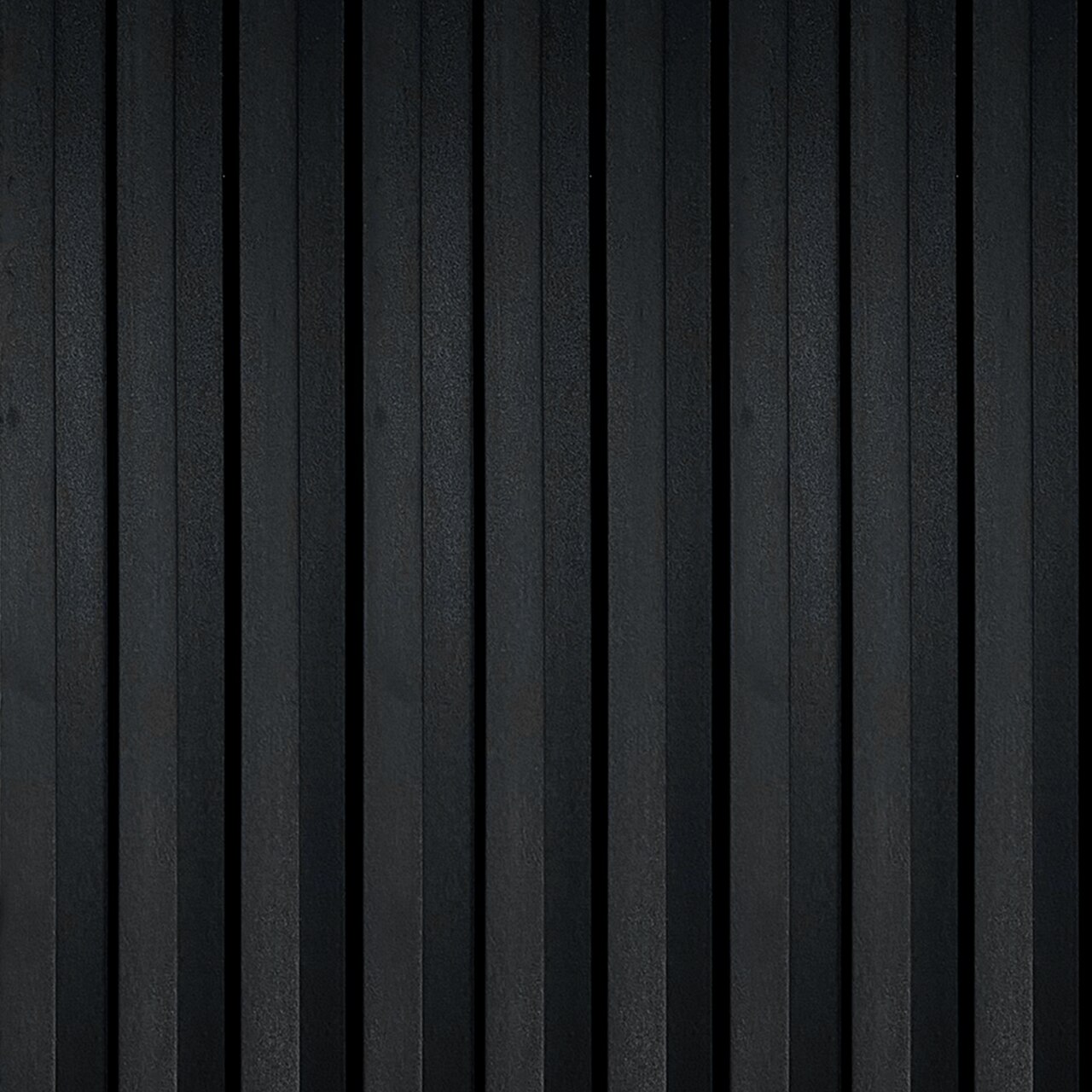 Painel Ripado Wpc Interno Wave Cor: Preto 2,90m x 14cm (0,406m²)