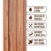 Painel Ripado Wpc Interno Wide Cor: Nogueira 2,90m x 19cm (0,55m²)