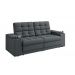 Sofá Confort Premium 1,70m Assento Retrátil/Reclinável porta copos e USB Suede Cinza - XFlex Sofas