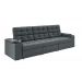 Sofá Confort Premium 2,30m Assento Retrátil/Reclinável porta copos e USB Suede Cinza - XFlex Sofas