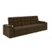 Sofá Confort Premium 2,30m Assento Retrátil/Reclinável porta copos e USB Suede Marrom - XFlex Sofas