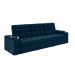 Sofá Confort Premium 2,30m Assento Retrátil/Reclinável porta copos e USB Suede Petróleo - XFlex Sofas