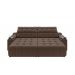 Sofá Connect Premium 2,00m Assento Retrátil/Reclinável com porta copos e entrada USB Suede Marrom
