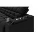Sofá Connect Premium 2,00m Assento Retrátil/Reclinável com porta copos e entrada USB Suede Preto