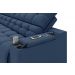 Sofá Connect Premium 2,30m Assento Retrátil/Reclinável com porta copos e entrada USB Suede Azul