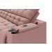 Sofá Connect Premium 2,30m Assento Retrátil/Reclinável com porta copos e entrada USB Suede Nude