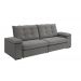 Sofá Fofão Premium 2,30m Retrátil/Reclinável Suede Cinza - XFlex Sofas