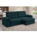 Sofá Fofão Premium 2,50m Retrátil/Reclinável Suede Petróleo - XFlex Sofas