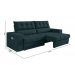 Sofá Oscar Plus 2,30m Retrátil/Reclinável Suede Petróleo - Xflex