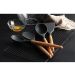 Concha De Silicone Preto Com Cabo De Bambu Utensílio De Cozinha Concha Para Feijão Yoi