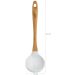 Conjunto 5 Talheres De Silicone Cabo Bambu Marmorizados Colher Soho